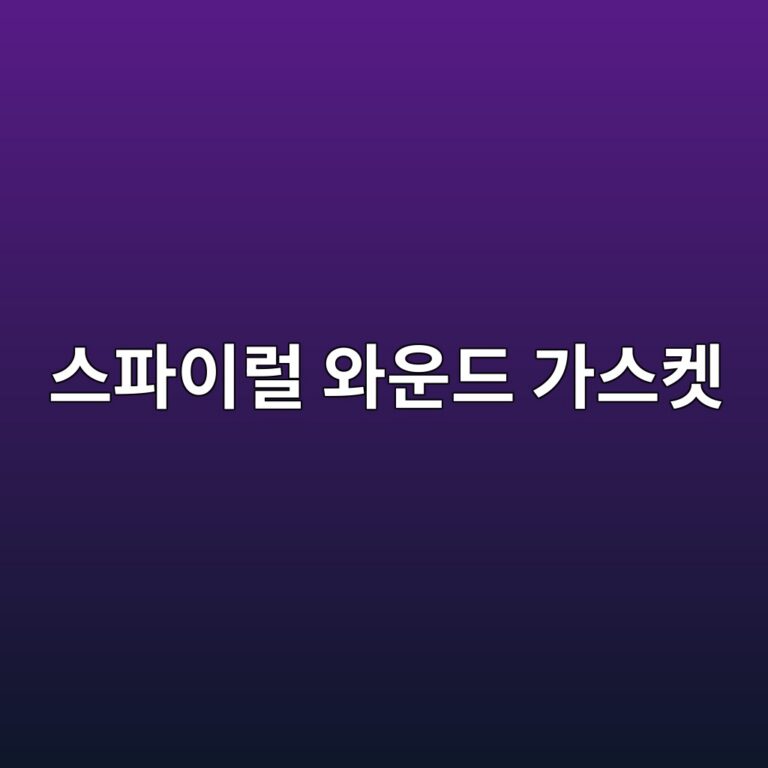 스파이럴 와운드 가스켓의 내륜과 외륜이 담당하는 역할 9 ec8aa4ed8c8cec9db4eb9fb4 ec9980ec9ab4eb939c eab080ec8aa4ecbc93 1787131088